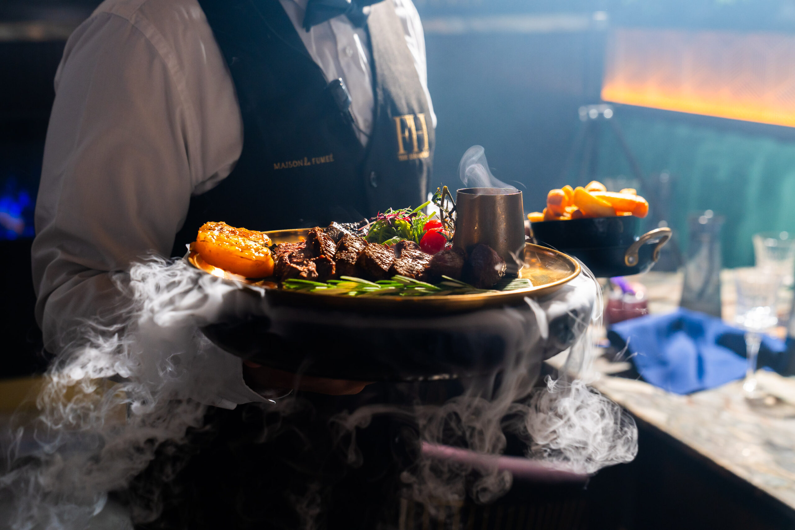 Set menu options at The Farmhouse